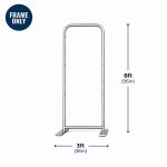 3ft Straight Tension Fabric Backdrop Frame – Frame Only